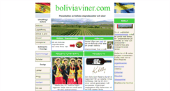 Desktop Screenshot of boliviaviner.com